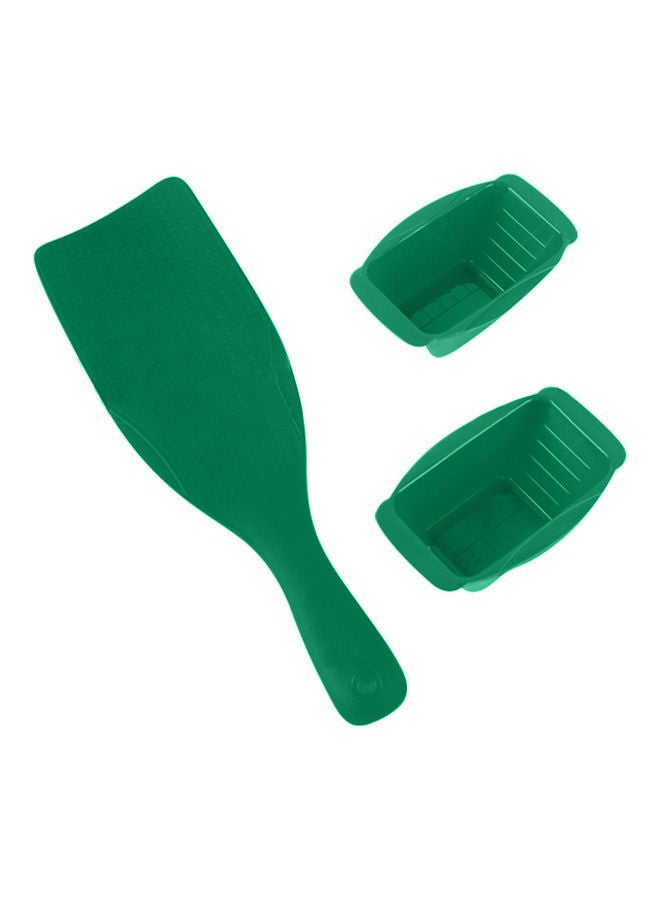 Hair Dyeing Board And Bowls Kit Green 31.5 x 5 x 12.5cm
