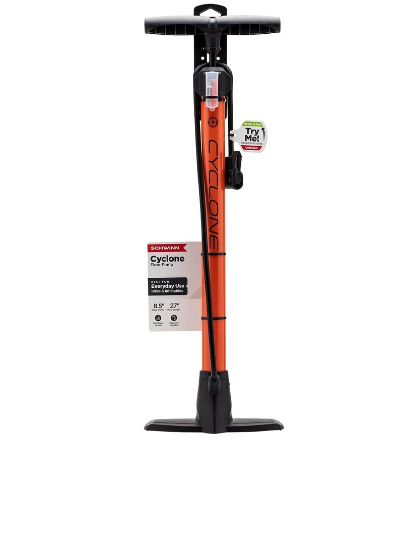 yclone Floor Pump Orange