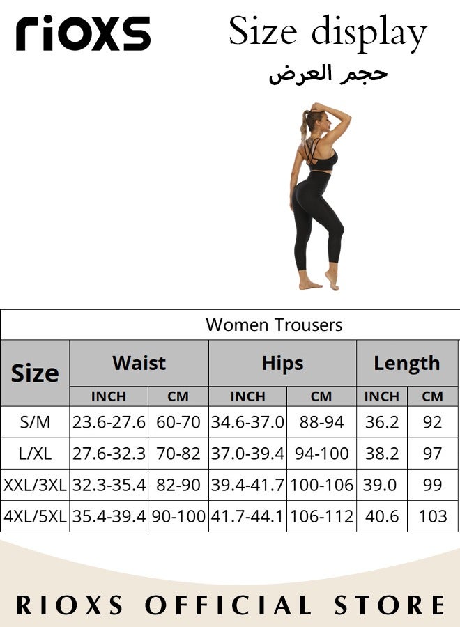 Women's High Waist Sauna Leggings Workout Sweatpants Lifter Tummy Control Pant Shapewear With Hooks