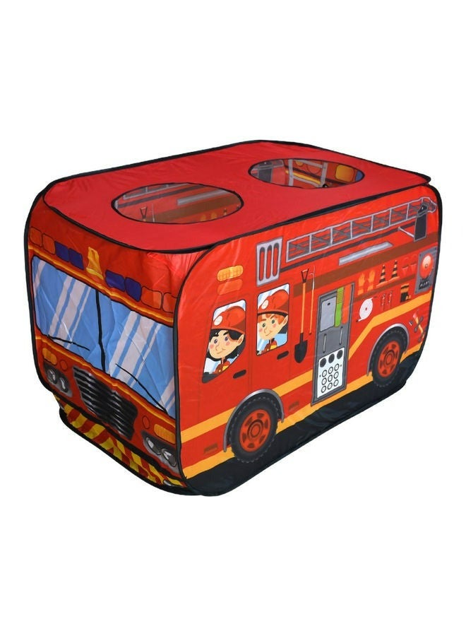Fire Engine Bus Shaped Foldable Play Tent