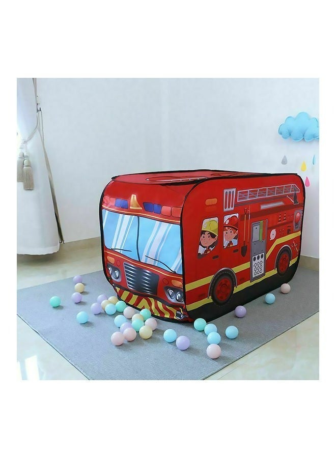 Fire Engine Bus Shaped Foldable Play Tent