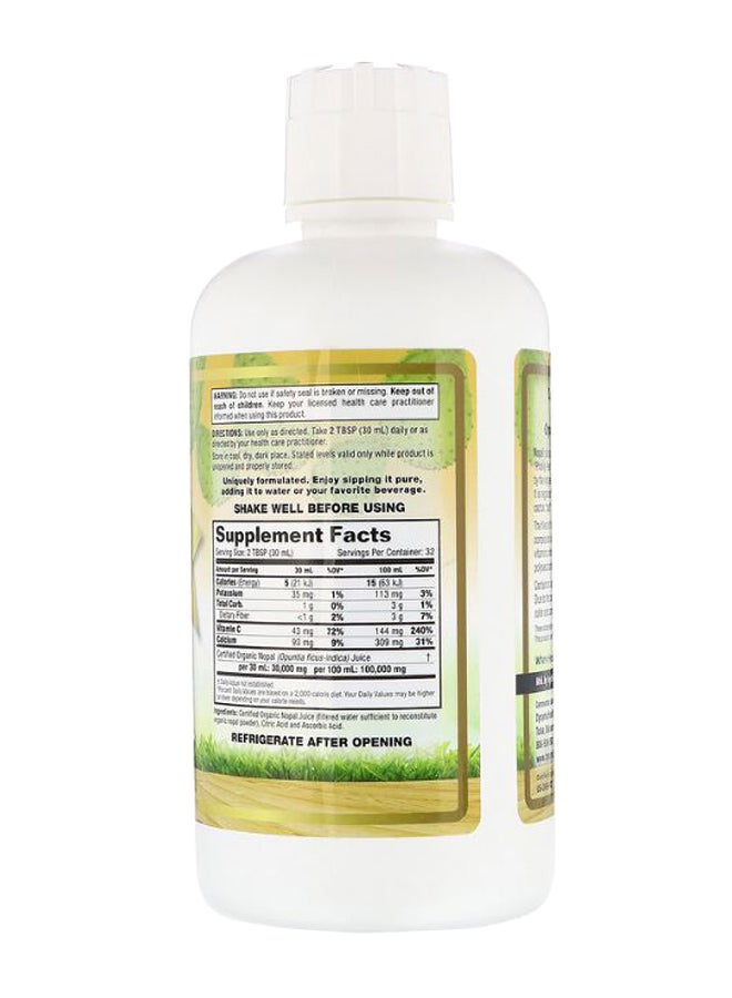 Certified Organic Nopal Gold Juice