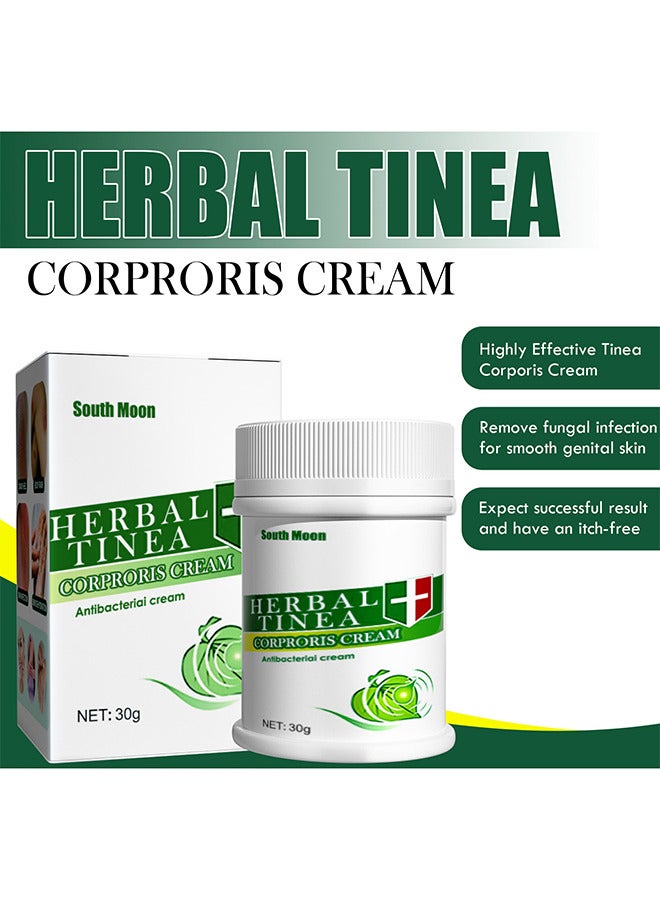 Herbal Tinea Corproris Cream - High Quality Itchy Skin Relief Antipruritic Dermatophyte Ointment 30G Nursing Topical Ointment