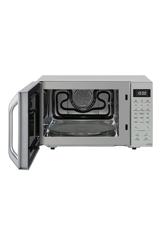 4-In-1 Convection Microwave Oven, With Healthy Air Fryer Menus 27 L 900 W NN-CT65MM Silver