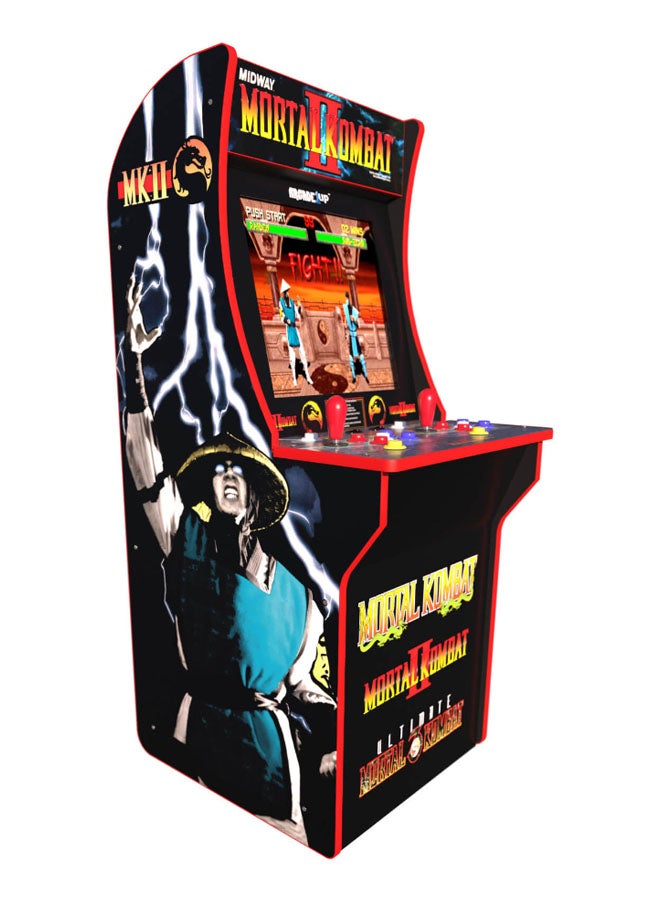 Mortal Kombat Cabinet Electronic Game With Stool