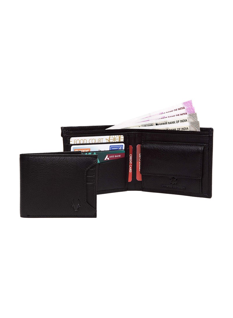 WildHorn Oliver Black Leather Wallet for Men