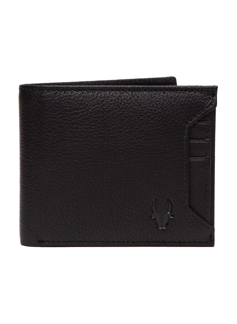WildHorn Oliver Black Leather Wallet for Men