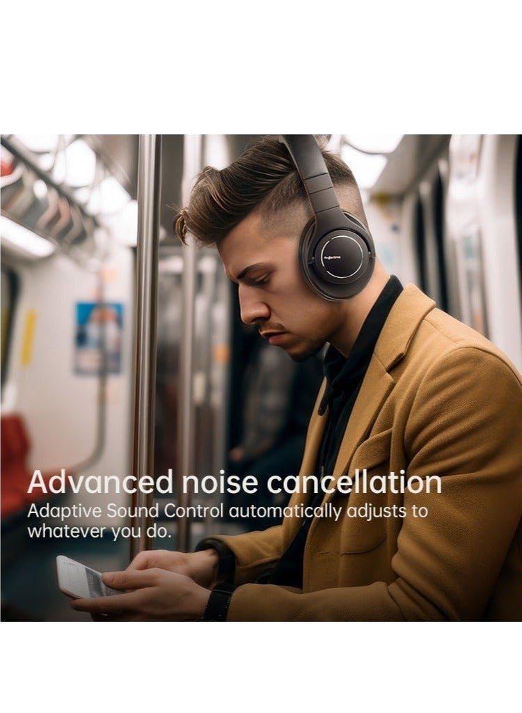 BT40NC Panoramic Sound Gaming 2.4G Dual Wireless ANC Active Noise Cancelling Over-Ear Bluetooth Headphones