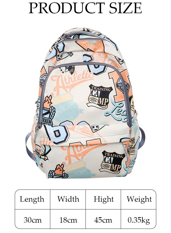 Kid's School Backpack with Pencil Case Waterproof Book Bag with Compartments for Teen Kids Students Elementary School Kids' School Bag With Large Capacity