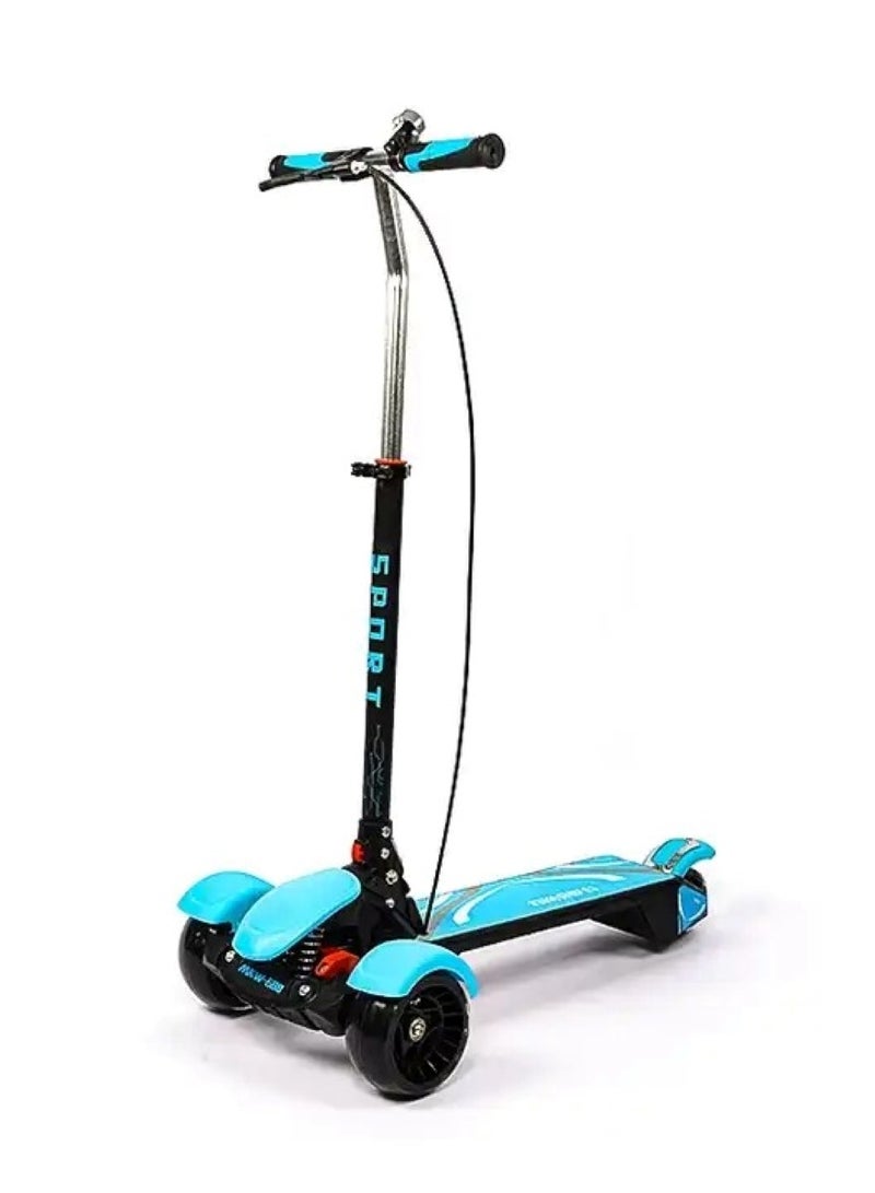 3-Wheel Kick Scooter Fun and Safe Ride for Toddlers Blue