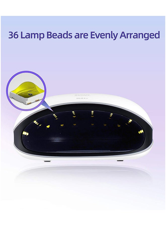 2 In 1 Sunuv 48W Uv Led Light Lamp Nail Dryer For Gel Polish With Auto Sensor Professional Nail Art Tools Sun4 Black