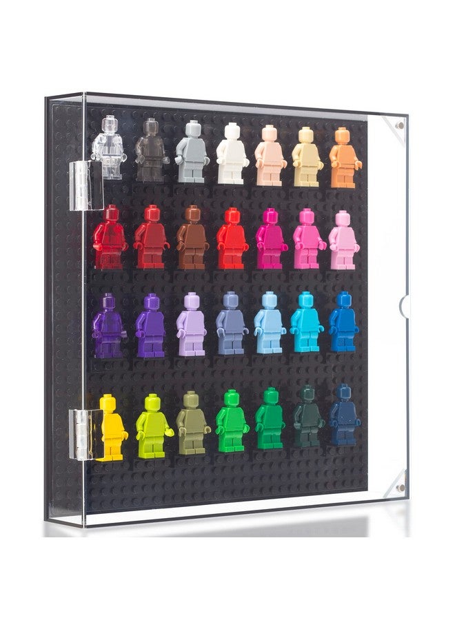 Acrylic Wall Mount Minifigure Display Case Showcase And Protect Your Building Block Mini Figures Collection (Without Mini Figures)