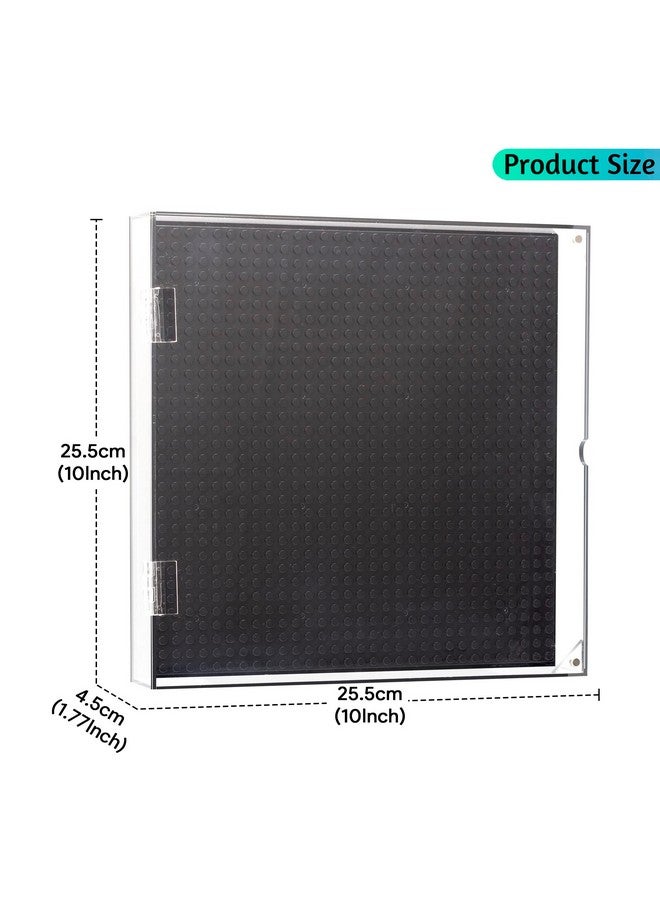 Acrylic Wall Mount Minifigure Display Case Showcase And Protect Your Building Block Mini Figures Collection (Without Mini Figures)