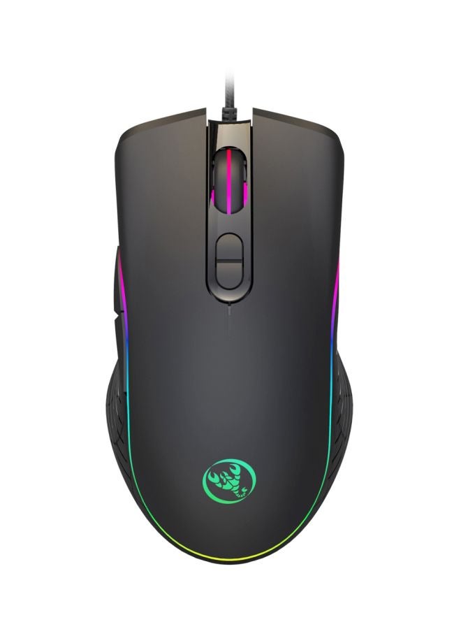 A867 Wired Optical Gaming Mouse Black