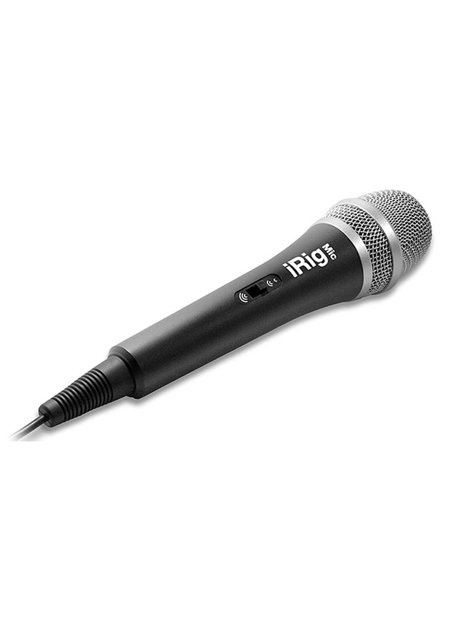 iRig Mic - Handheld Vocal Microphone for iOS Black