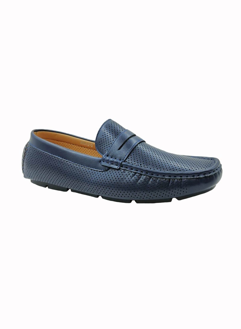 Comfortable Slip-On Formal Loafer Shoes Blue