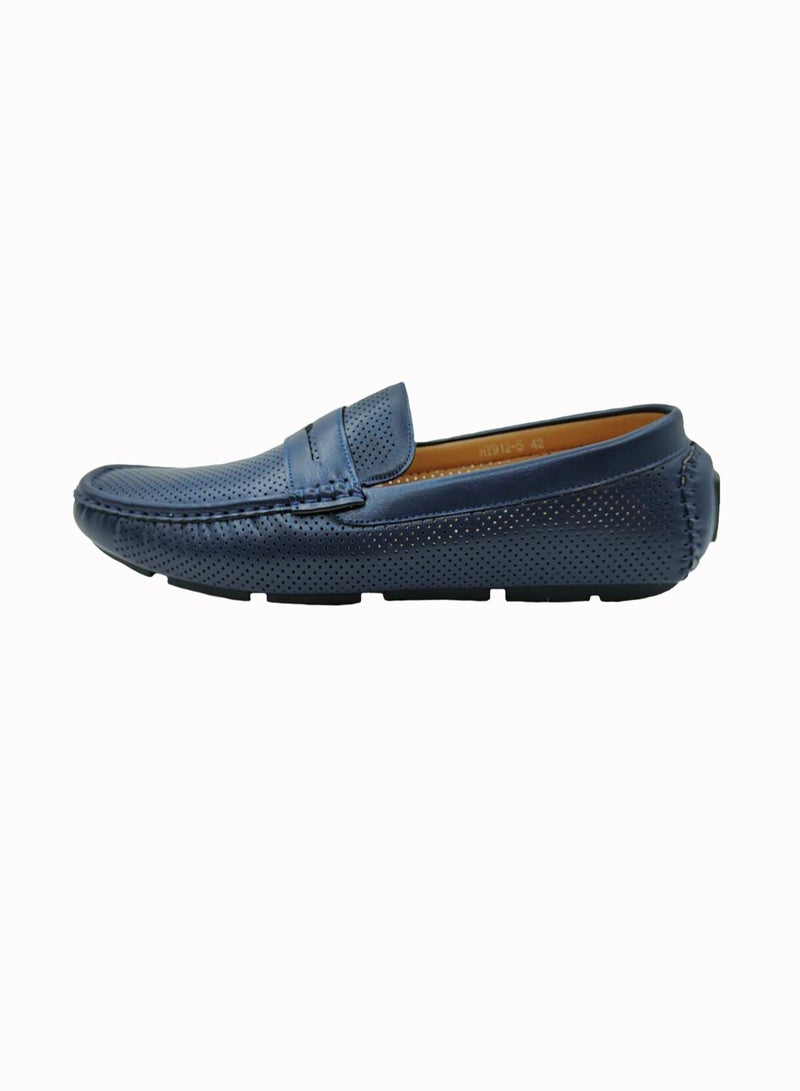 Comfortable Slip-On Formal Loafer Shoes Blue