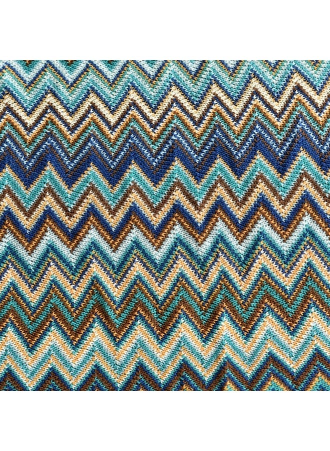 Printed Warm Cotton Single Size Blanket 130x150 -Multicolour