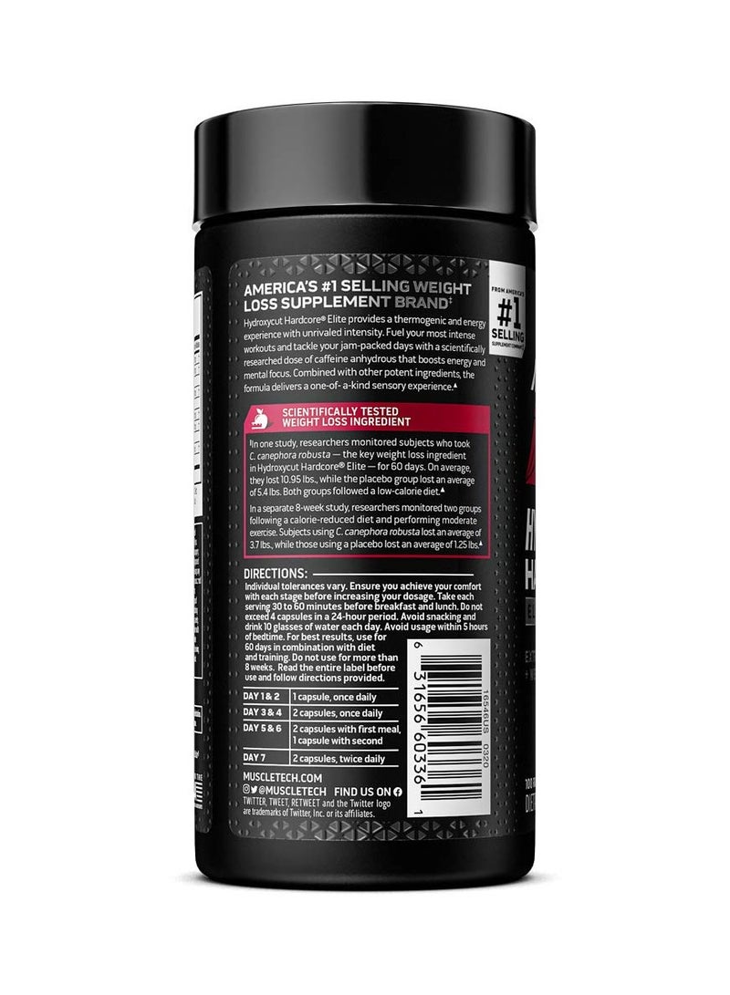 Hydroxycut Hardcore Elite 100 Rapid Release ThermoCaps