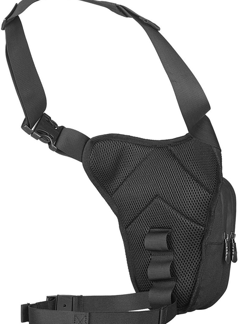 Three Dimensional Hard Shell Leg Bag for Riders, 1 pc