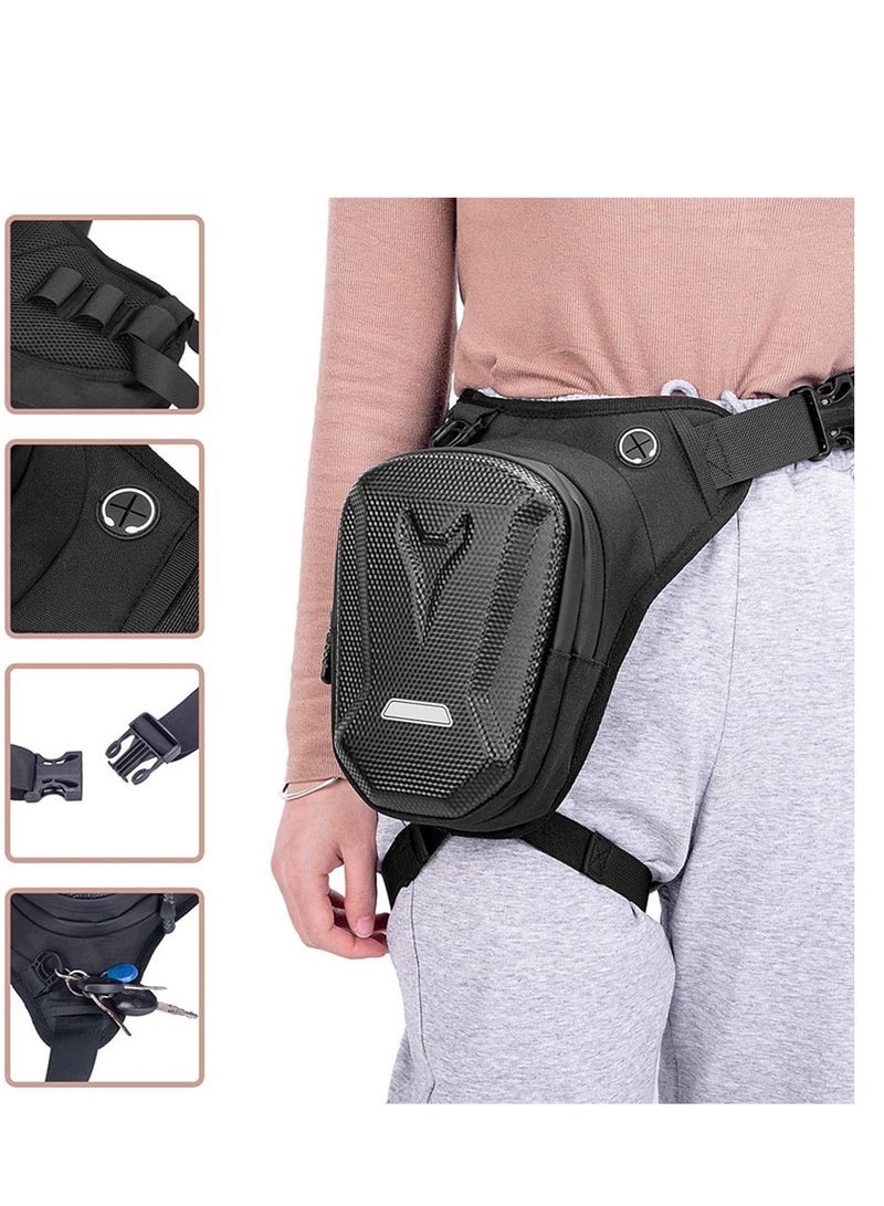 Three Dimensional Hard Shell Leg Bag for Riders, 1 pc