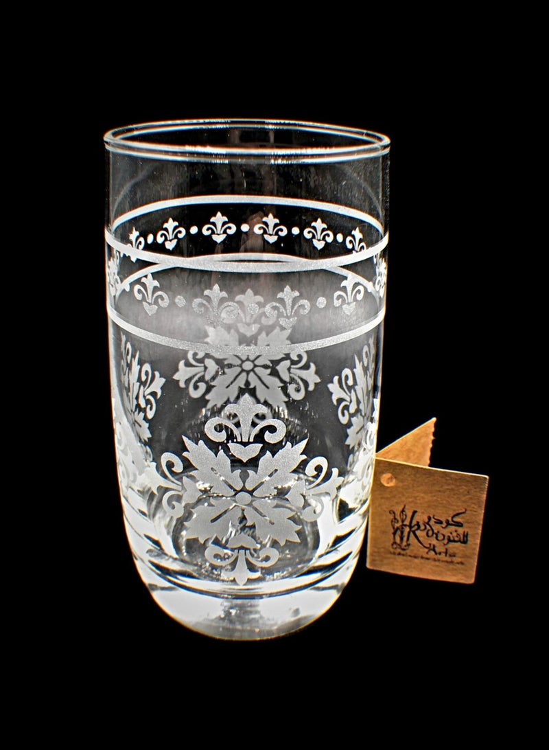 Tumblers Glass Cups for Water Juice 6 Pieces