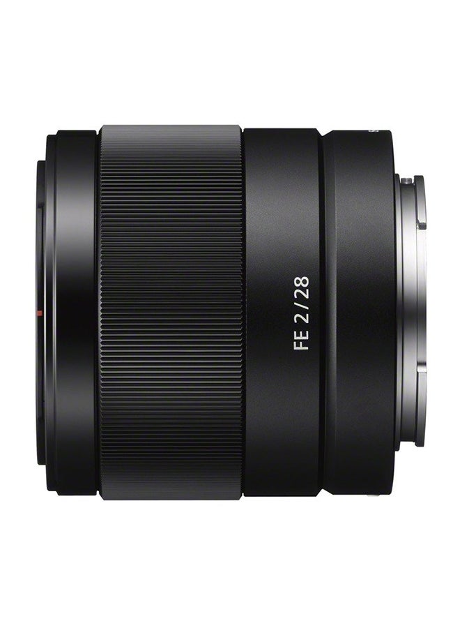 28mm f/2-22 Standard-Prime Lens For Sony Mirrorless Cameras Black