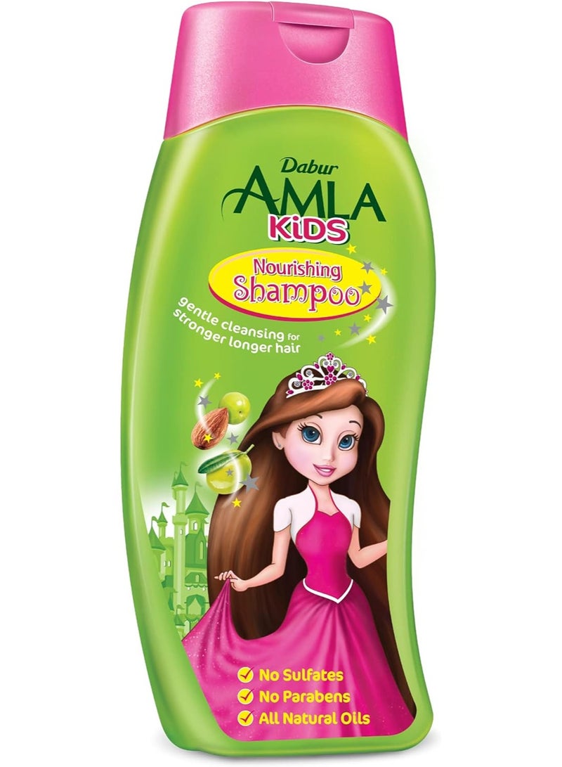 Dabur Amla Kids Nourishing Shampoo | Gentle Cleansing for Strong & Long Hair | No Sulfates & No Parabens - 500ml