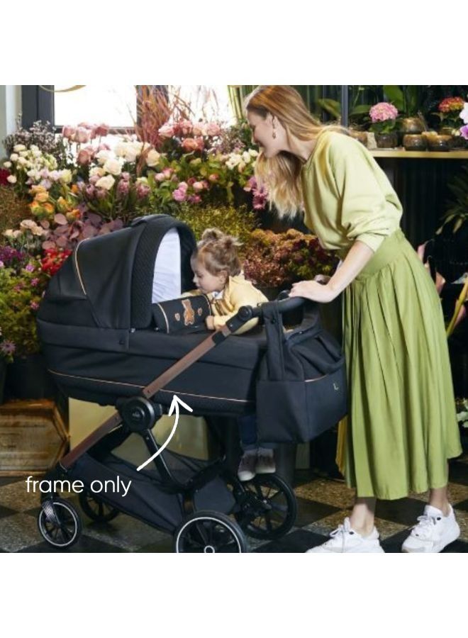 Foldable Techno Baby Stroller Aluminum Lightweight Frame Base Universal For Newborn Infant 0-22 Kg