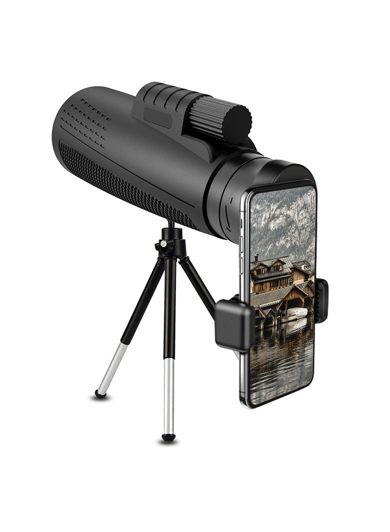 New product 12×50 monocular telescope large diameter HD bird watching telescope outdoor lightweight handheld telescope