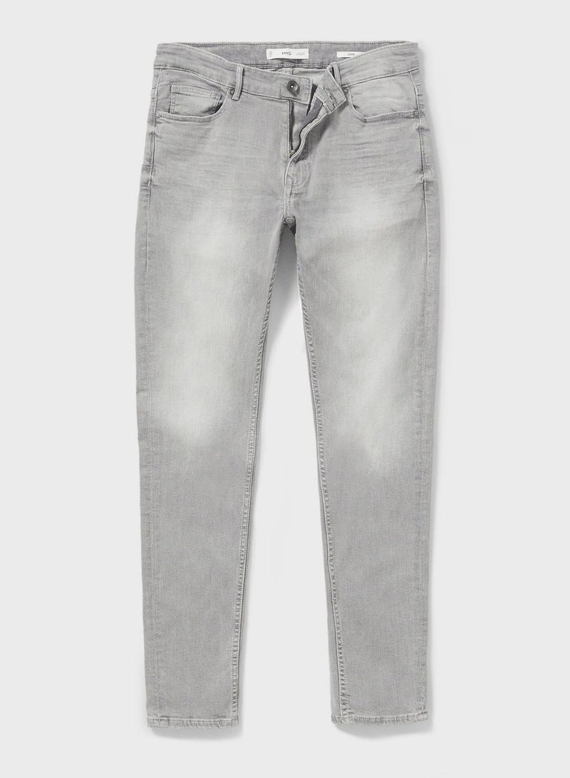 Light Wash Skinny Fit Jeans