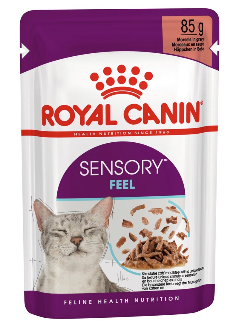 Sensory Feel Morsels in Gravy Cat Wet Food 12x85g