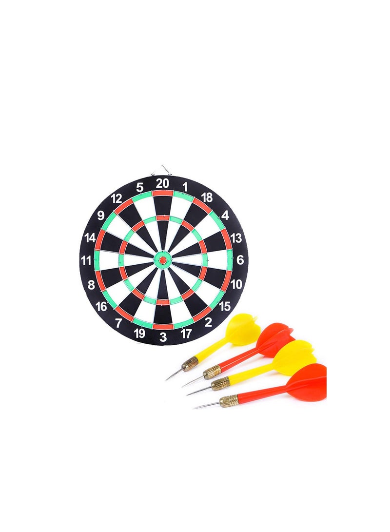 Dart Board Game Set with Darts Outdoor Board Games Leisure Game Dartboard Set for Kids and Adults