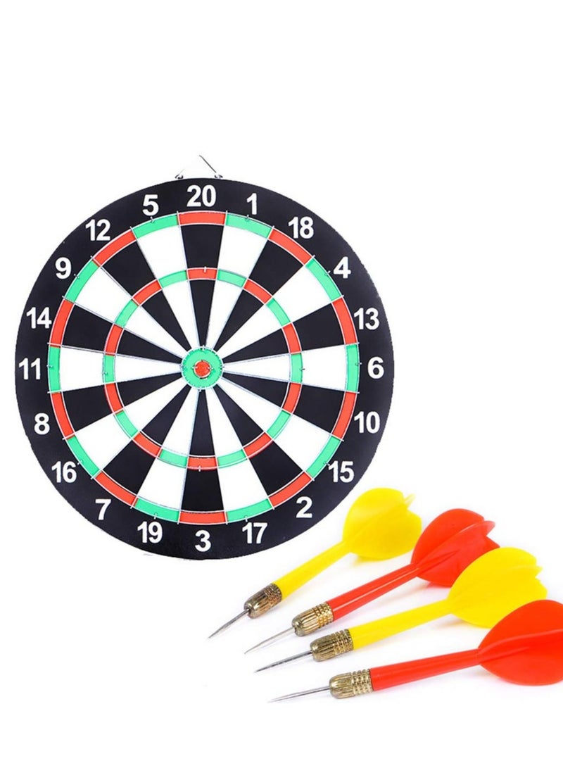 Dart Board Game Set with Darts Outdoor Board Games Leisure Game Dartboard Set for Kids and Adults