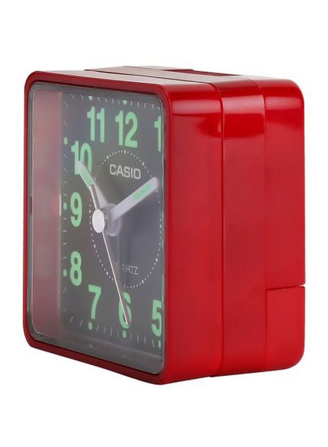 Analog Alarm Desk Clock Red/Black/Green