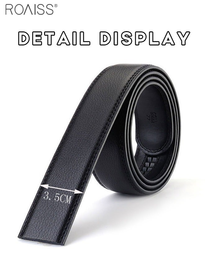 Men's Business Versatile Automatic Buckle Belt Electroplated Wear-Resistant And Rust Resistant Belt Head  Fashionable And Adjustable Design Formal Occasion Suit Belt