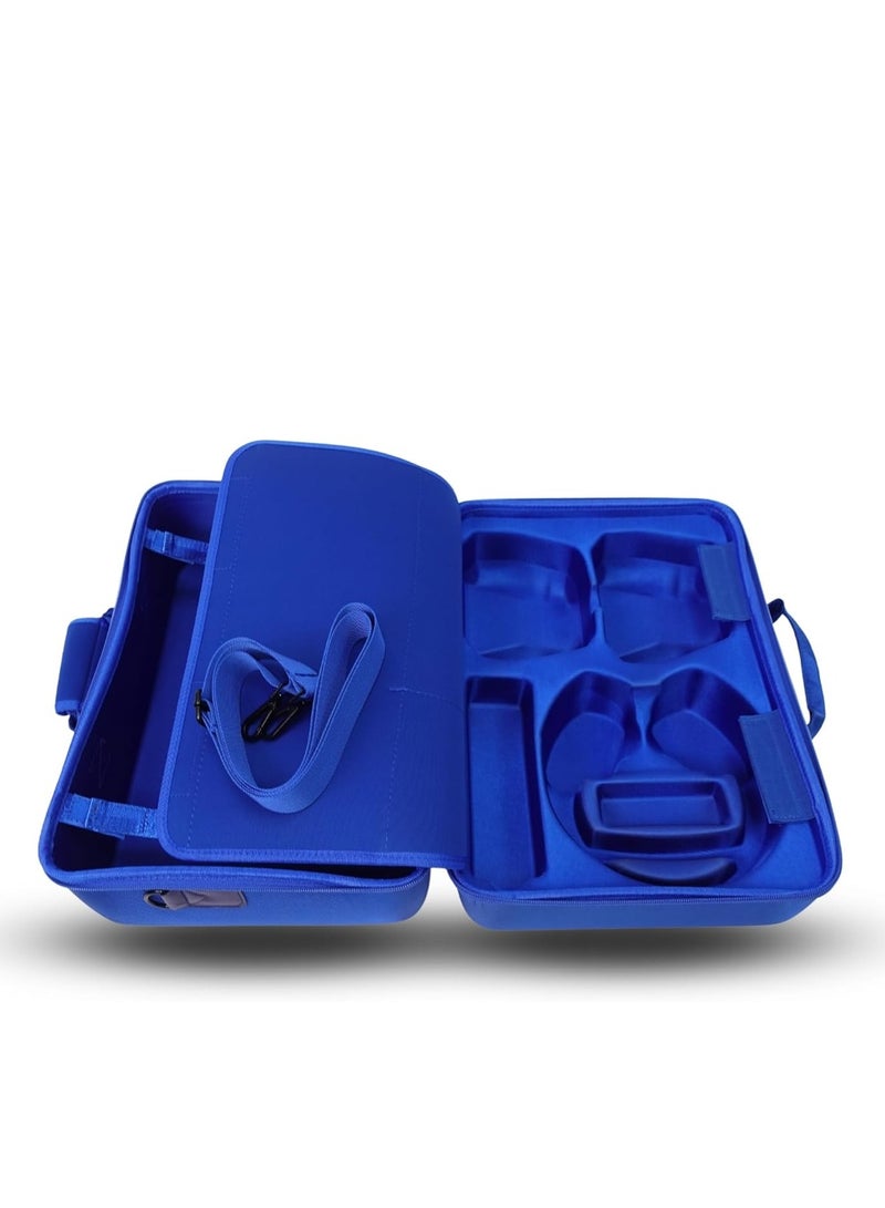 PS5 Bag travel Storage Case, Waterproof and shockproof hard hand bag, Portable Protective PS Console bag (BLUE)