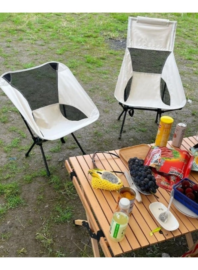 Portable Folding Camping Chair with Carrying Bag Ultralight Foldable Camping Beach Chairs Folding Lawn Chairs 88cm*38cm*33cm