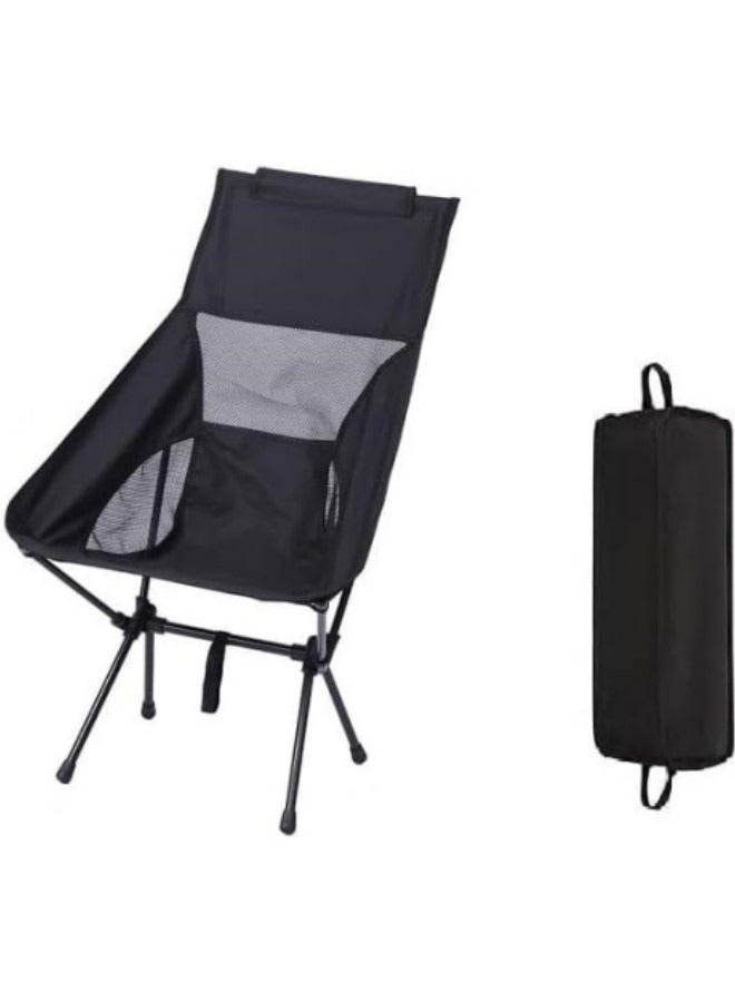 Portable Folding Camping Chair with Carrying Bag Ultralight Foldable Camping Beach Chairs Folding Lawn Chairs 88cm*38cm*33cm