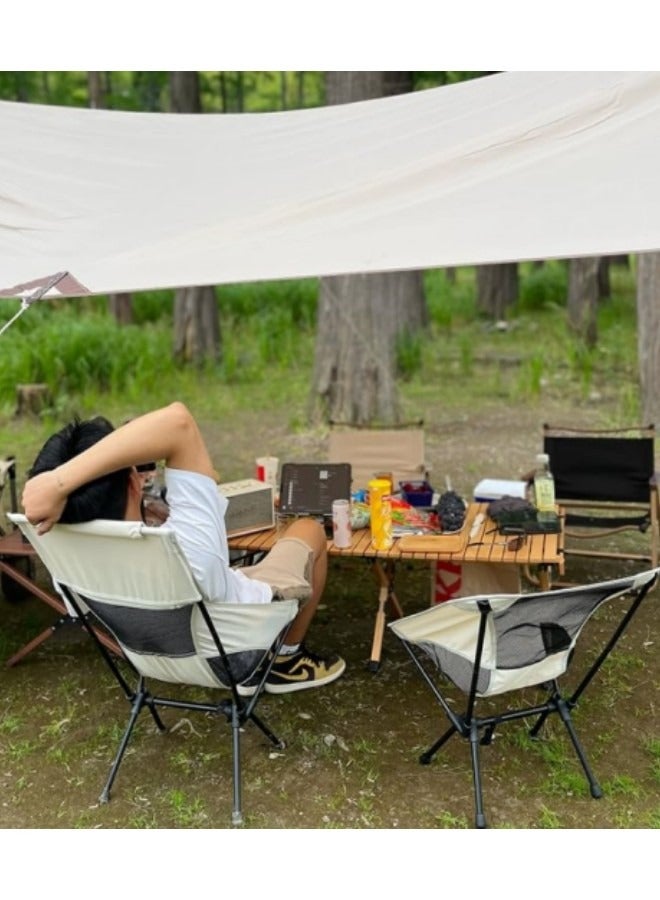 Portable Folding Camping Chair with Carrying Bag Ultralight Foldable Camping Beach Chairs Folding Lawn Chairs 88cm*38cm*33cm