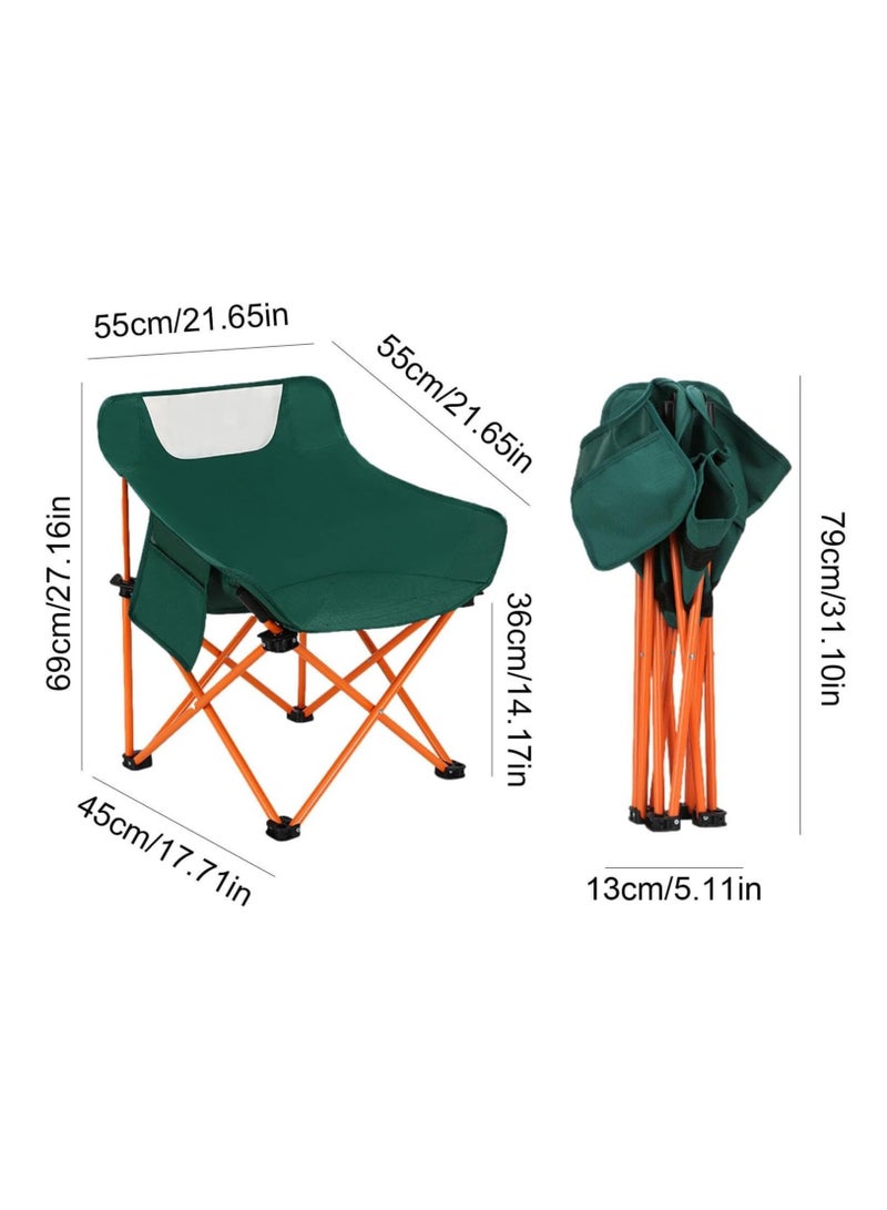 Ultralight Folding Camping Moon Chair - Durable 600D Oxford Fabric