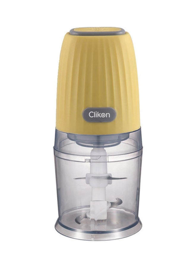 Electric Food Chopper Detachable SS Blades 600 ml 300 W CK2641 Yellow
