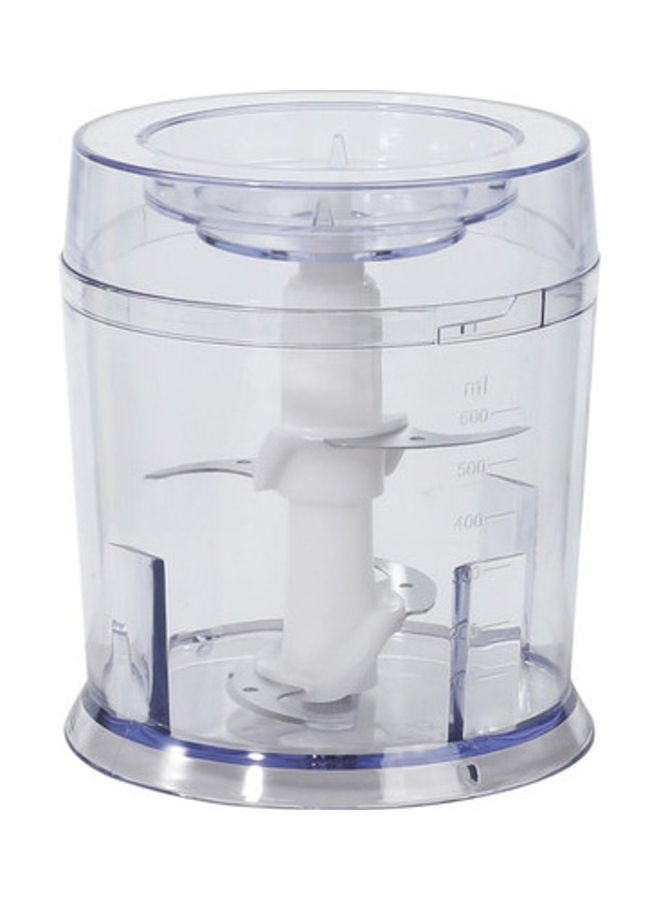 Electric Food Chopper Detachable SS Blades 600 ml 300 W CK2641 Yellow