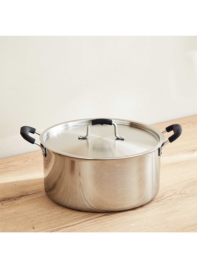 Glisten Triply Casserole with Steel Lid 36 x 16 x 28 cm