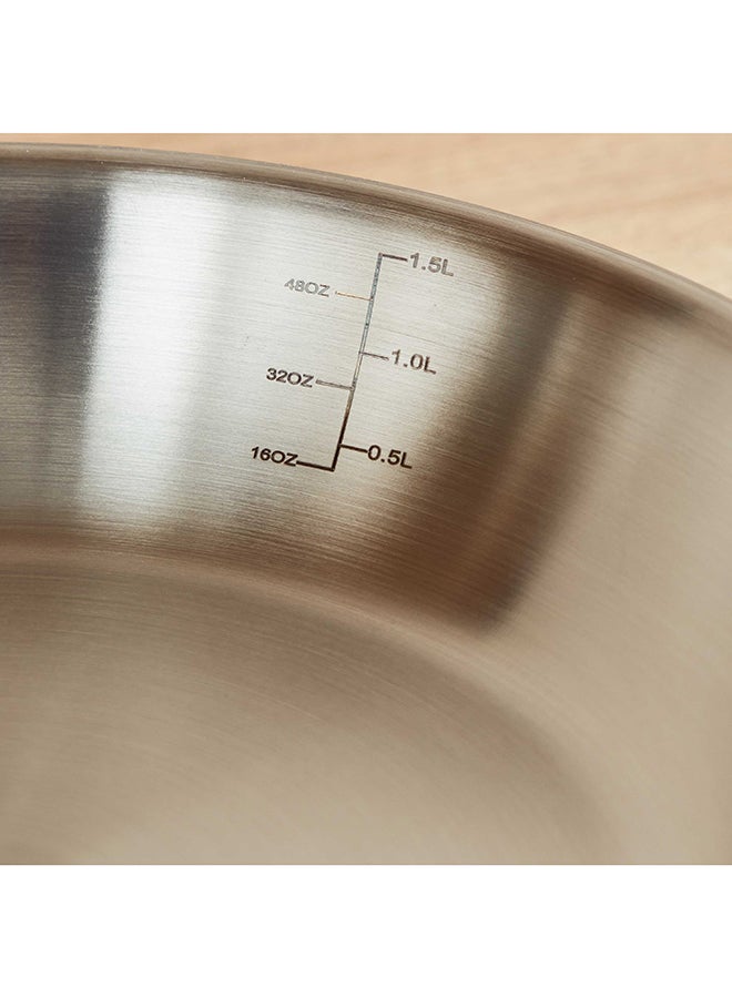 Glisten Triply Fry Pan 46 x 5 x 24 cm