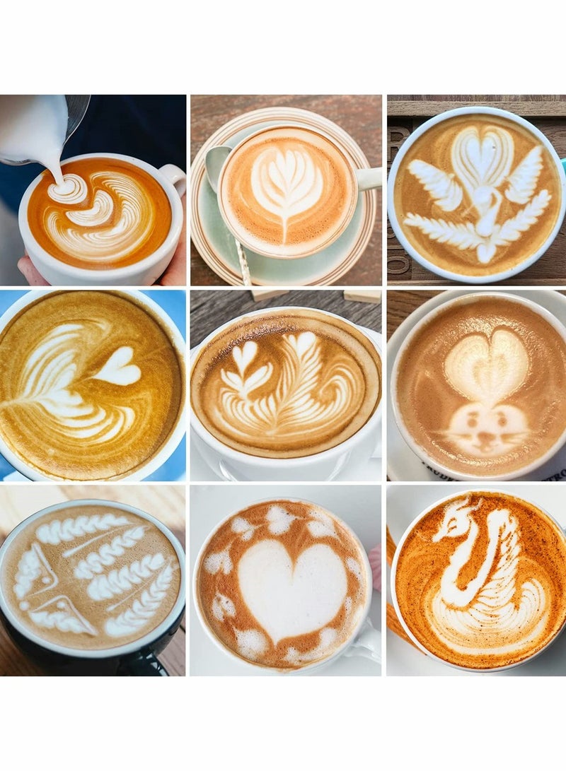 Espresso Milk Frothing Pitcher Stainless Steel Milk Frothing Pitcher 12Oz/350Ml Coffee Milk Frother Cup With Heat Resistant Silicone Grip Pads For Espresso Machine Milk Frother Latte Art (Silver)