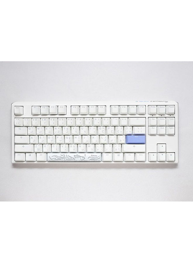 Ducky One 3 Classic Pure White TKL 80% Cherry Red Switch