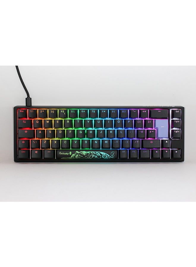 Ducky One 3 Classic SF 65% USB RGB Mechanical Gaming Keyboard Cherry Red - Black