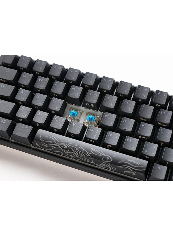 Ducky One 3 Classic Black/White Mini 60 percent - Cherry Blue