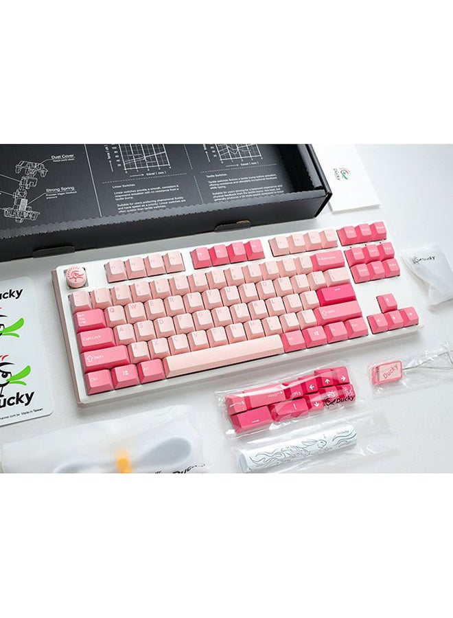 Ducky One 3 Gossamer Pink TKL 80% Cherry Blue Switch